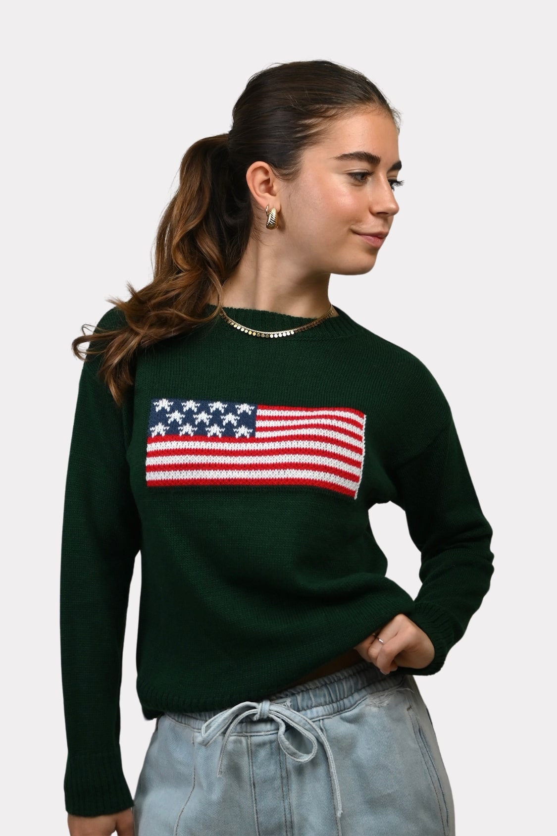 usa-sweater-groen-fashiontiger-1